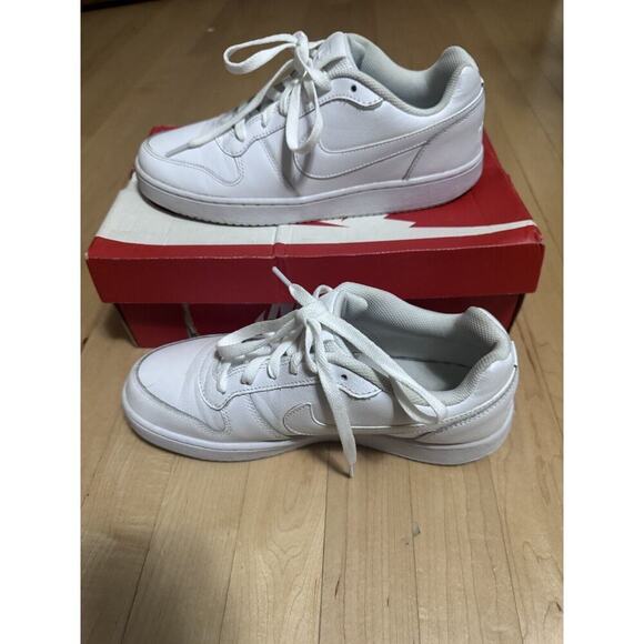 Size 9 - Nike Ebernon Low Triple White clean - Picture 1 of 6